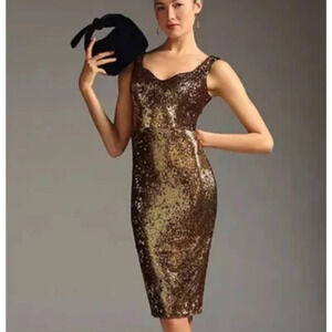 NWT Dress The Population Sweetheart Sequin Dress - Small